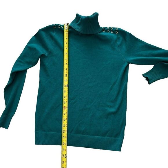 Colour Eighteen Viscose Blend Turtleneck Sweaters womens Size Small S Jewel Tone - Picture 10 of 12
